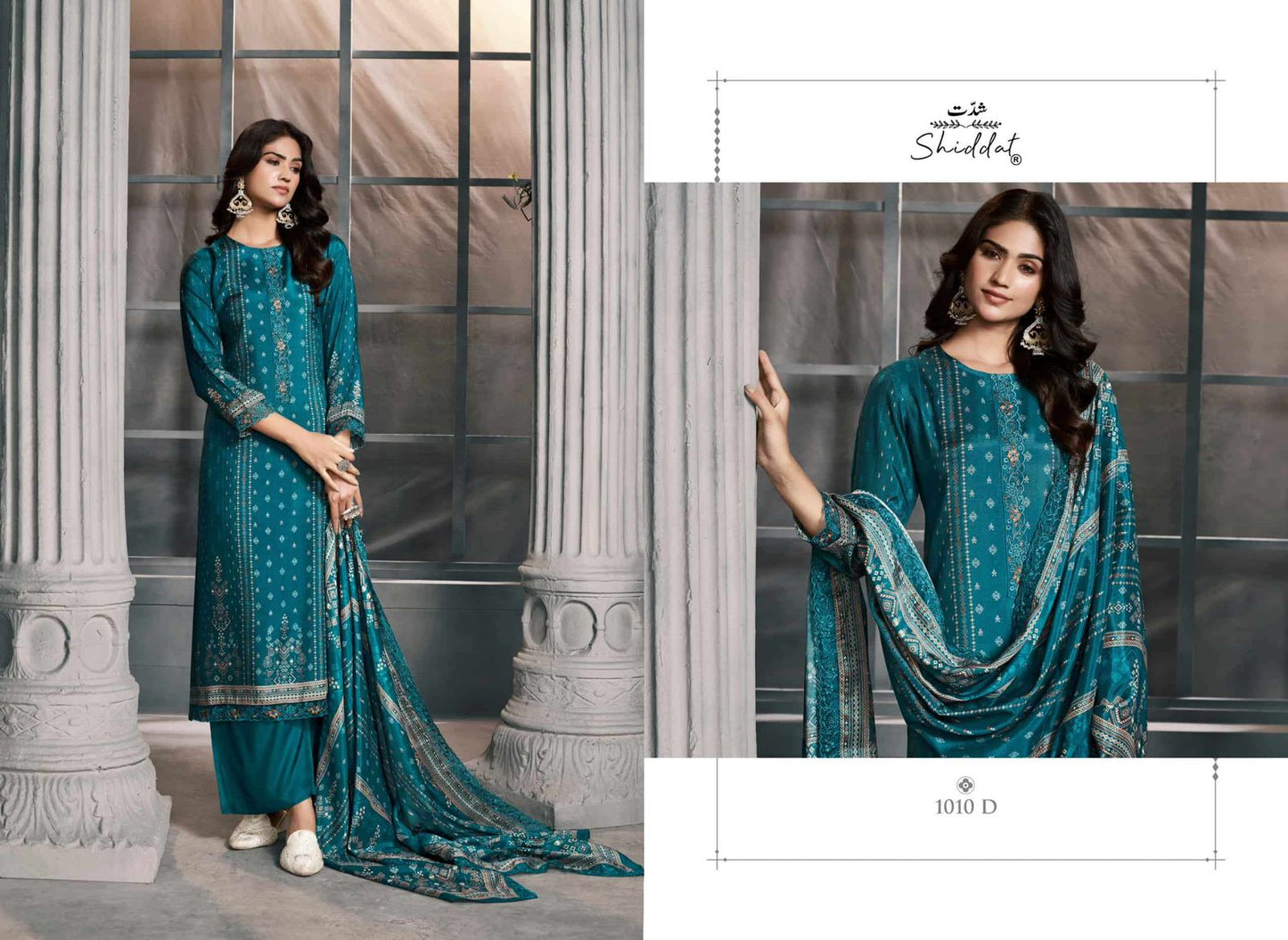 Bluebell 1010 Shiddat Muslin Pant Style Suits Exporter Ahmedabad