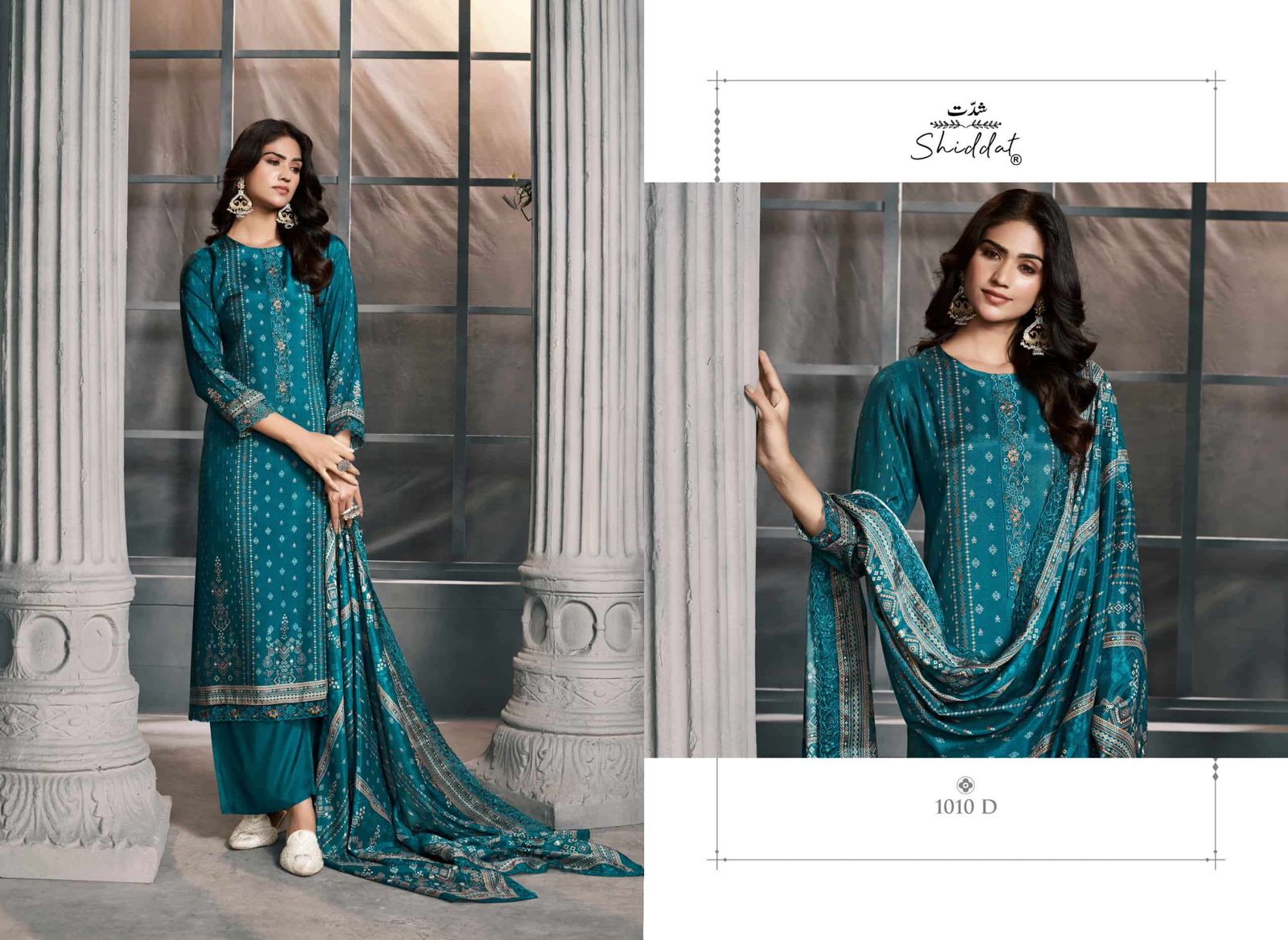 Bluebell 1010 Shiddat Muslin Pant Style Suits Exporter Ahmedabad