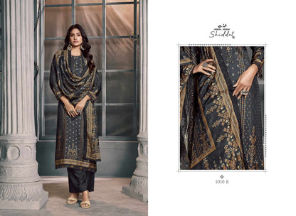 Bluebell 1010 Shiddat Muslin Pant Style Suits Exporter Ahmedabad