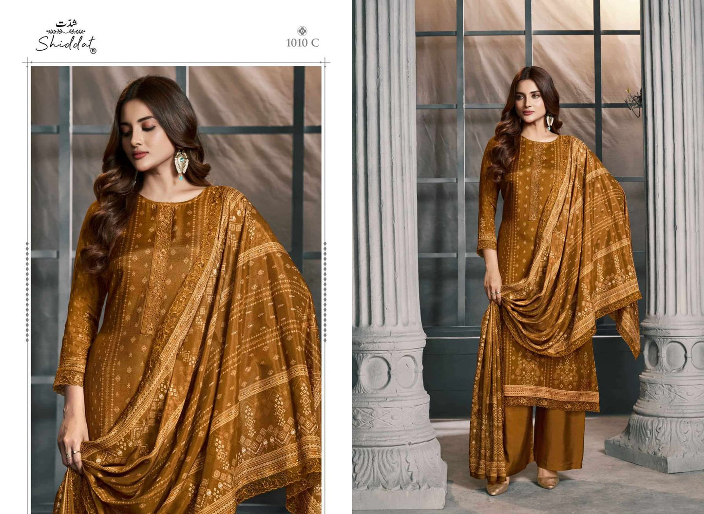 Bluebell 1010 Shiddat Muslin Pant Style Suits Exporter Ahmedabad