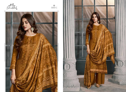 Bluebell 1010 Shiddat Muslin Pant Style Suits Exporter Ahmedabad