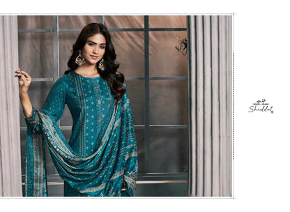 Bluebell 1010 Shiddat Muslin Pant Style Suits Exporter Ahmedabad