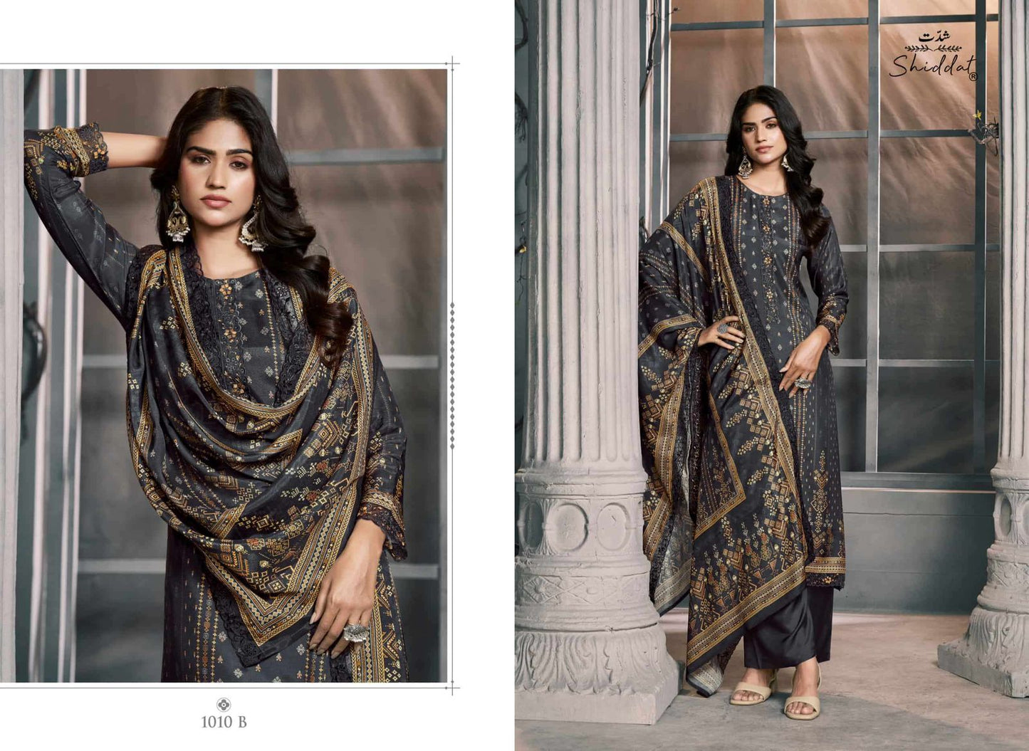 Bluebell 1010 Shiddat Muslin Pant Style Suits Exporter Ahmedabad