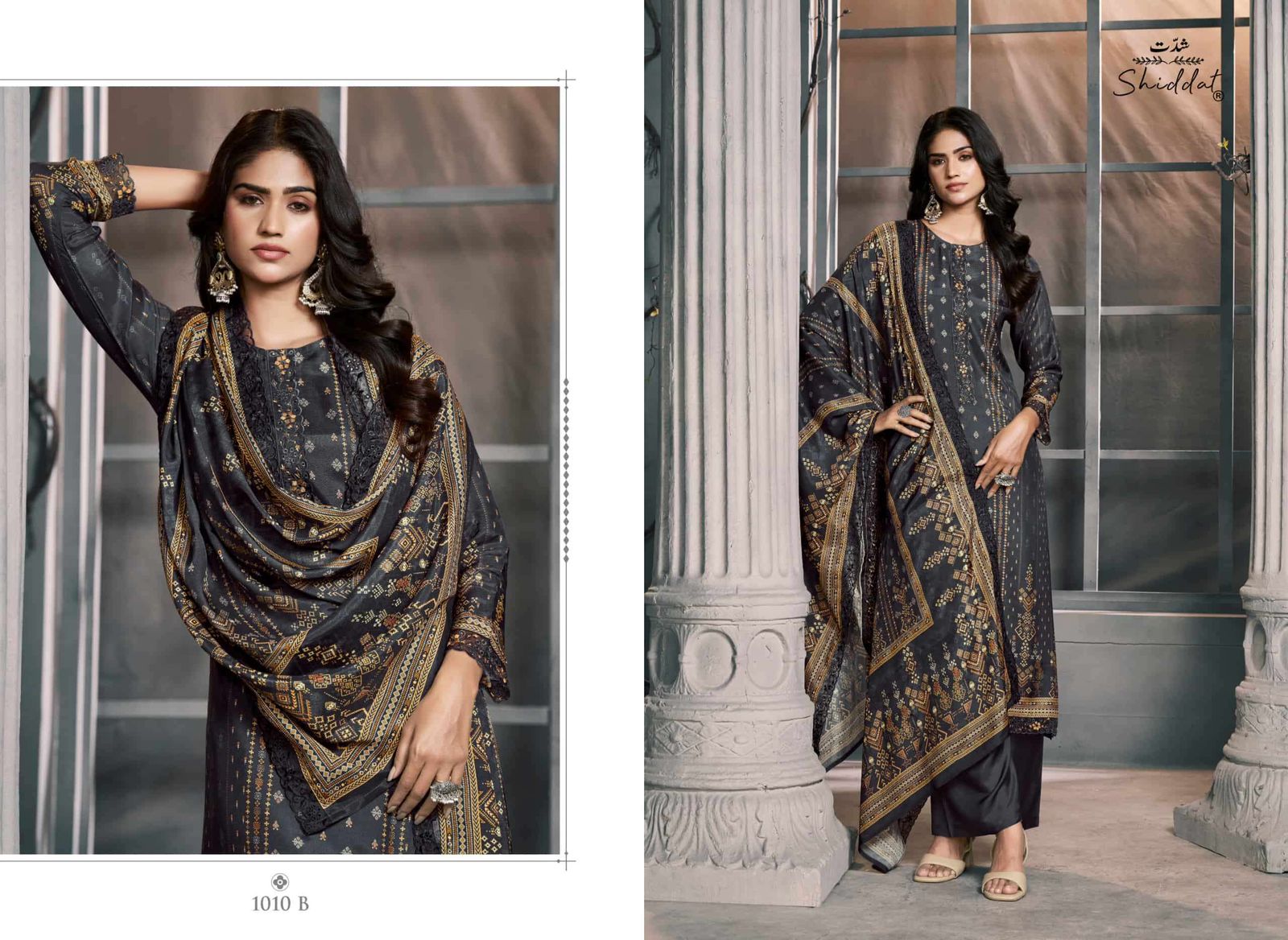 Bluebell 1010 Shiddat Muslin Pant Style Suits Exporter Ahmedabad