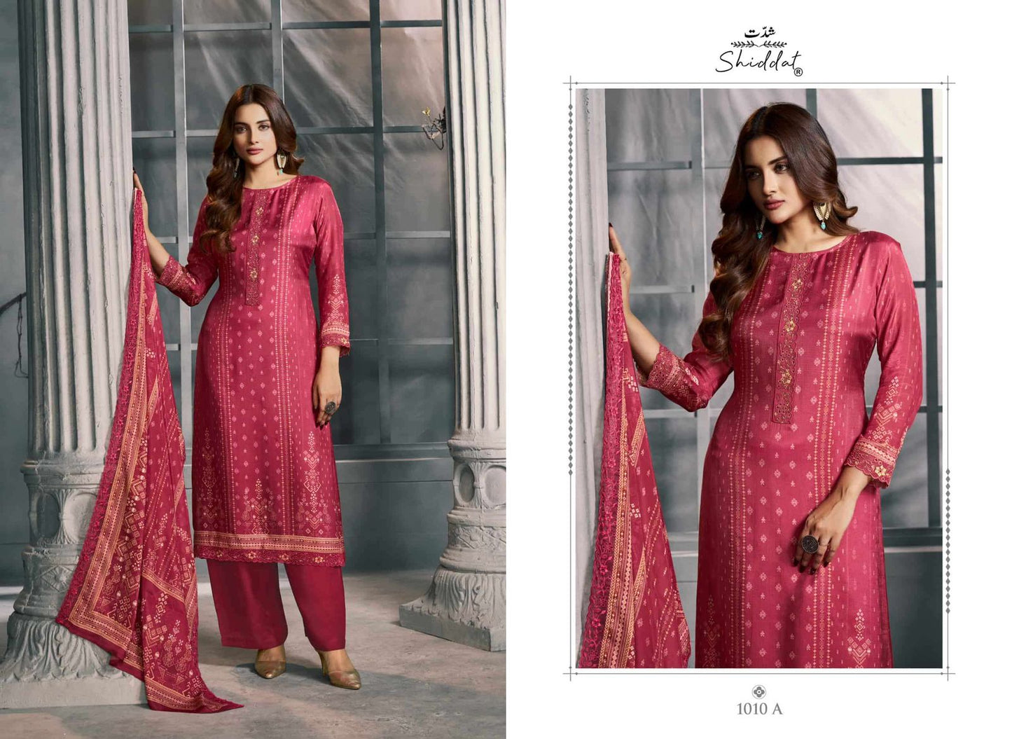 Bluebell 1010 Shiddat Muslin Pant Style Suits Exporter Ahmedabad
