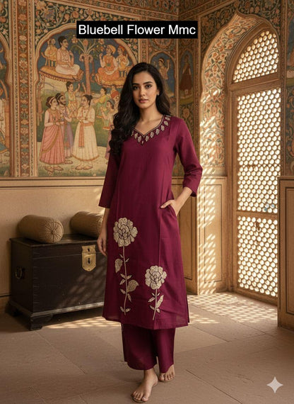 Bluebell Flower Mmc Vatican Co Ord Set Supplier