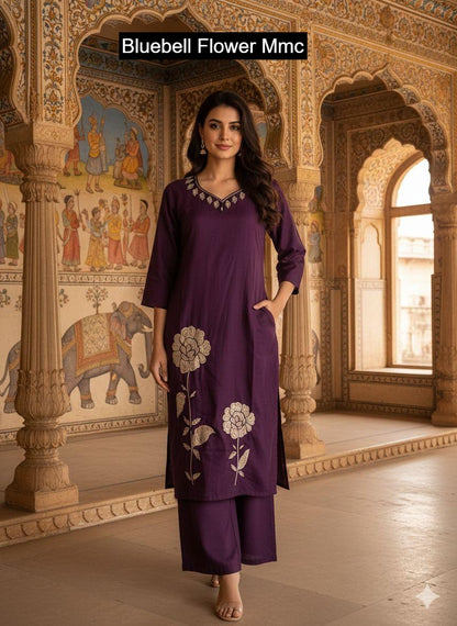 Bluebell Flower Mmc Vatican Co Ord Set Supplier