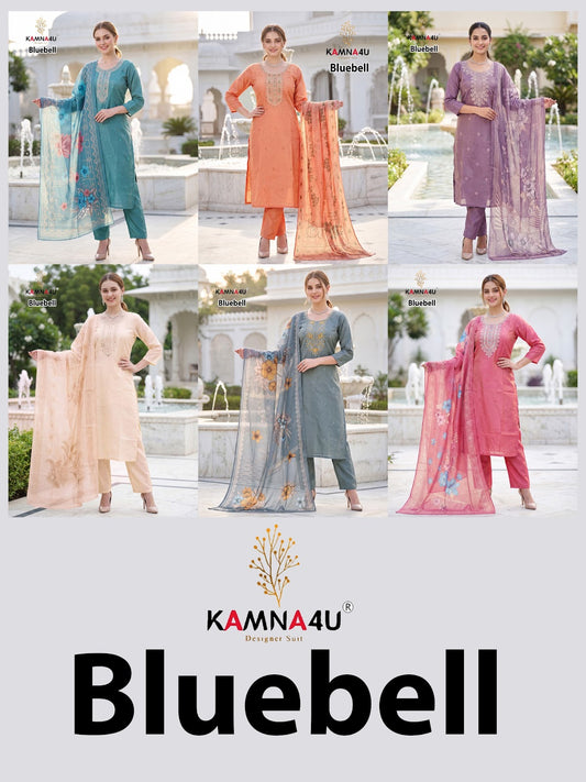 Bluebell Kamna4U Shimmer Readymade Pant Style Suits Manufacturer