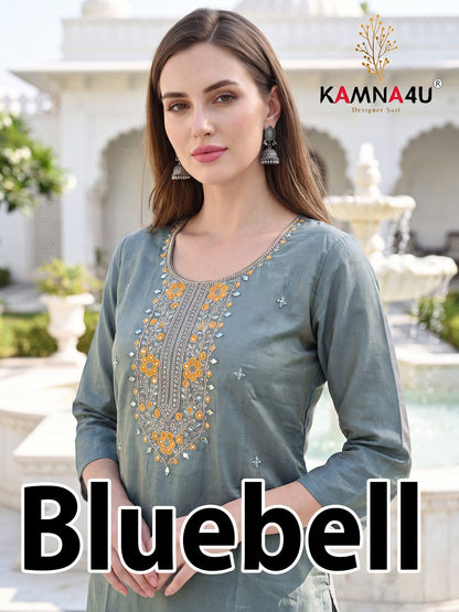 Bluebell Kamna4U Shimmer Readymade Pant Style Suits Manufacturer