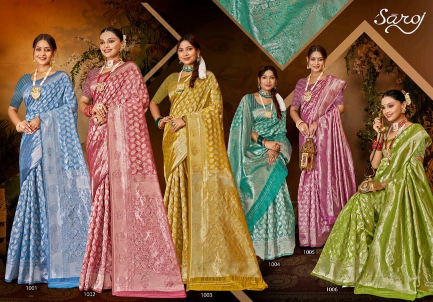 Blueberry Vol 2 Saroj Soft Cotton Sarees Wholesale Rate