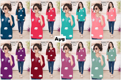 Blueberry Ayg Rayon 14Kg Fancy Tops Exporter India