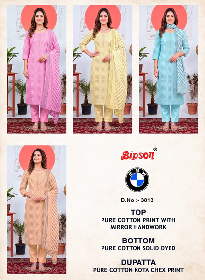 Bmw 3813 Bipson Prints Cotton Pant Style Suits Manufacturer