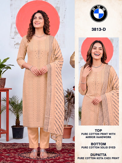 Bmw 3813 Bipson Prints Cotton Pant Style Suits Manufacturer