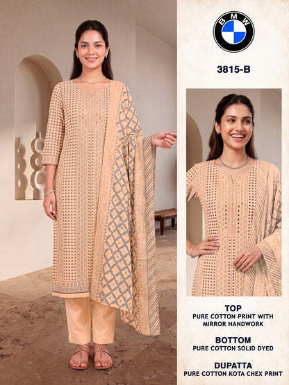 Bmw 3815 Bipson Prints Cotton Pant Style Suits Exporter