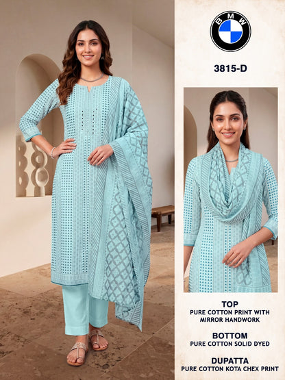 Bmw 3815 Bipson Prints Cotton Pant Style Suits Exporter