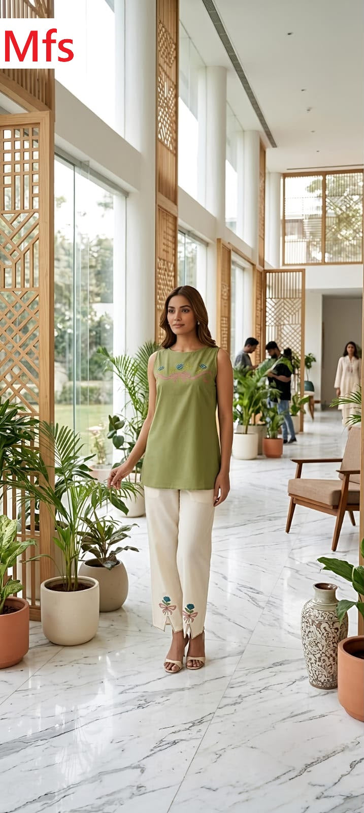 Boat Neckline Mfs Cotton Co Ord Set Wholesaler Gujarat