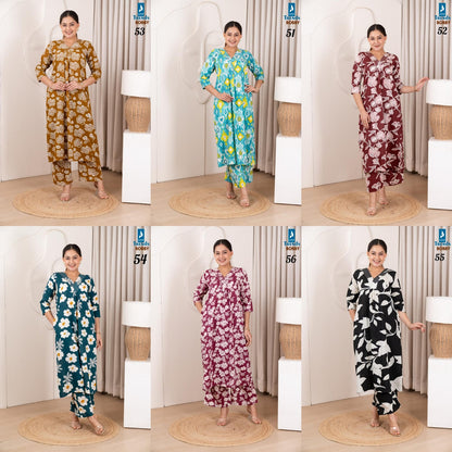 Bobby Kaya Trends Rayon Co Ord Set Wholesaler Gujarat