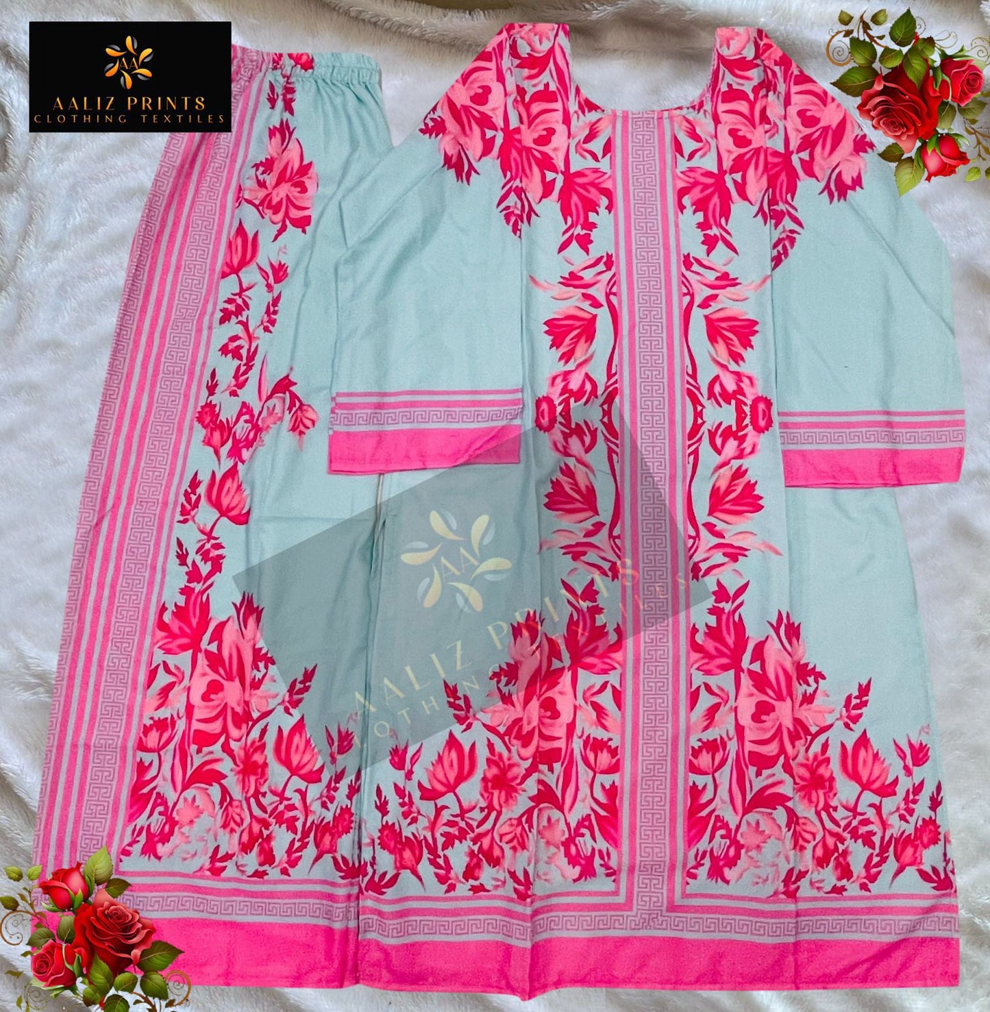 Bollywood Vol 1 Karachi Aaliz Prints Lawn Co Ord Set Wholesaler India