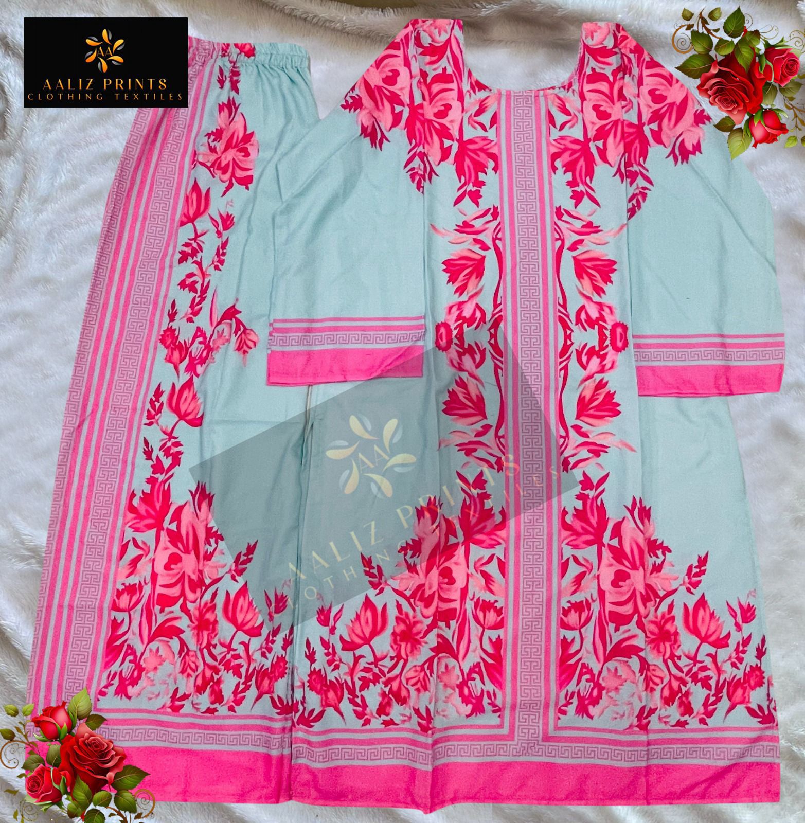 Bollywood Vol 1 Karachi Aaliz Prints Lawn Co Ord Set Wholesaler India