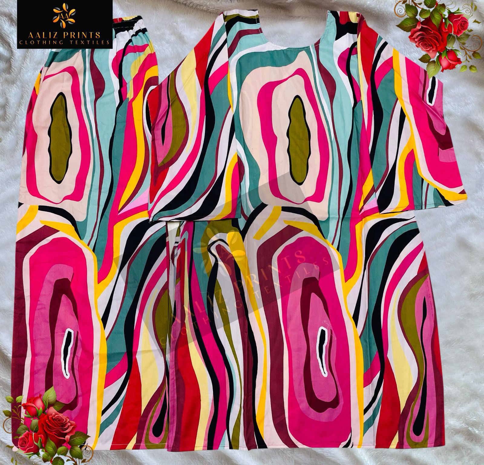 Bollywood Vol 1 Karachi Aaliz Prints Lawn Co Ord Set Wholesaler India