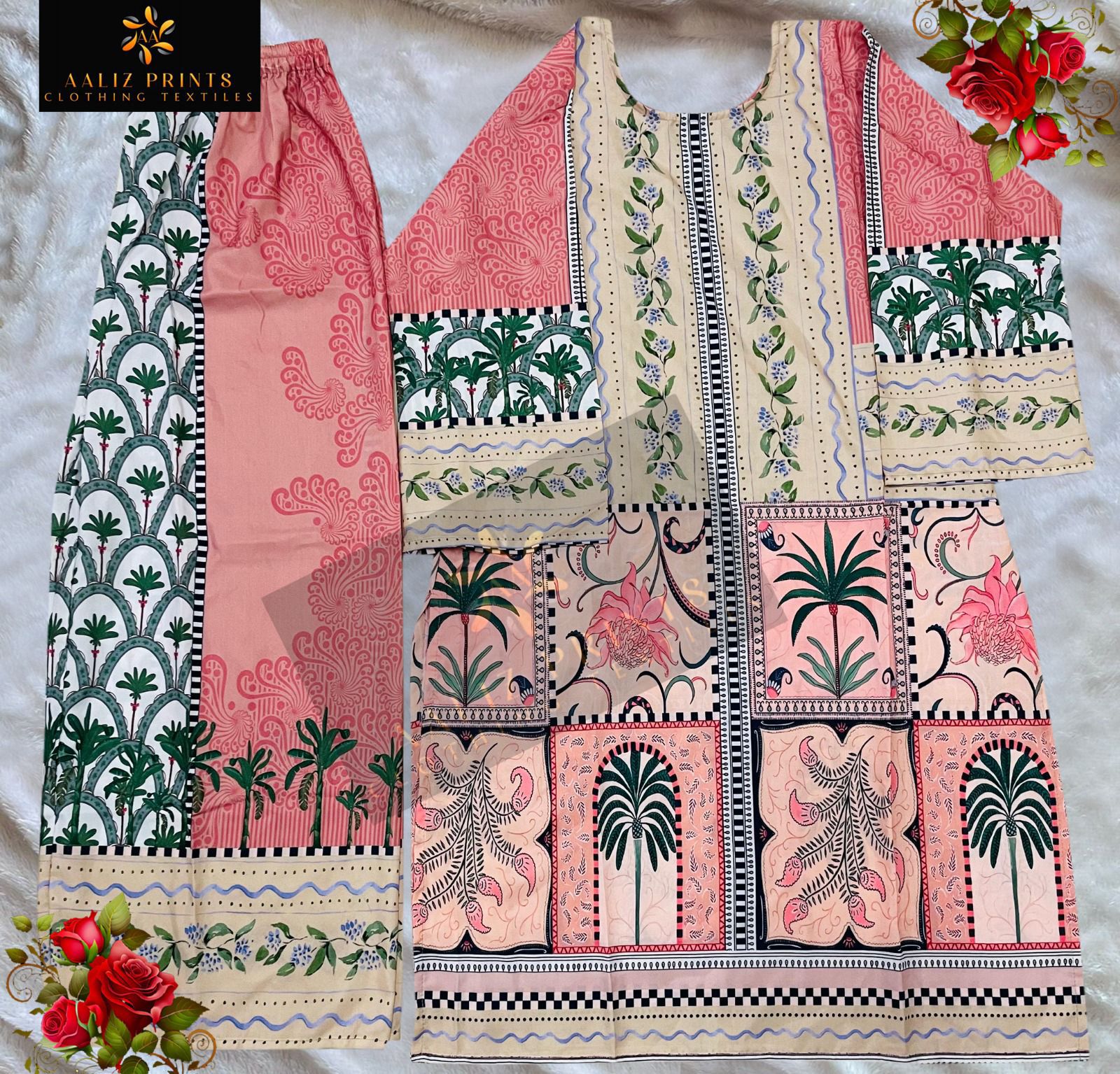 Bollywood Vol 1 Karachi Aaliz Prints Lawn Co Ord Set Wholesaler India