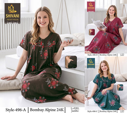 Bombay Alpine Shivani Gpo Night Gowns Wholesaler India