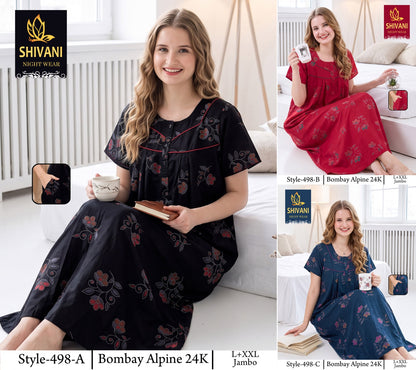 Bombay Alpine Shivani Gpo Night Gowns Wholesaler India