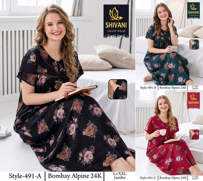 Bombay Alpine Shivani Gpo Night Gowns Wholesaler India