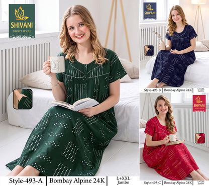 Bombay Alpine Shivani Gpo Night Gowns Wholesaler India