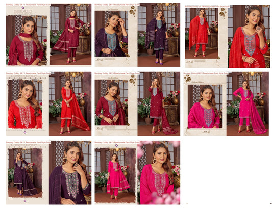 Bombay Dobby 24 Ffi Readymade Pant Style Suits Manufacturer