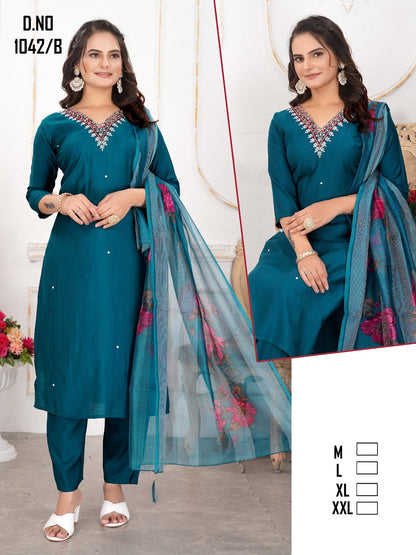 Bombay Silk Ladli Readymade Pant Style Suits Manufacturer Gujarat