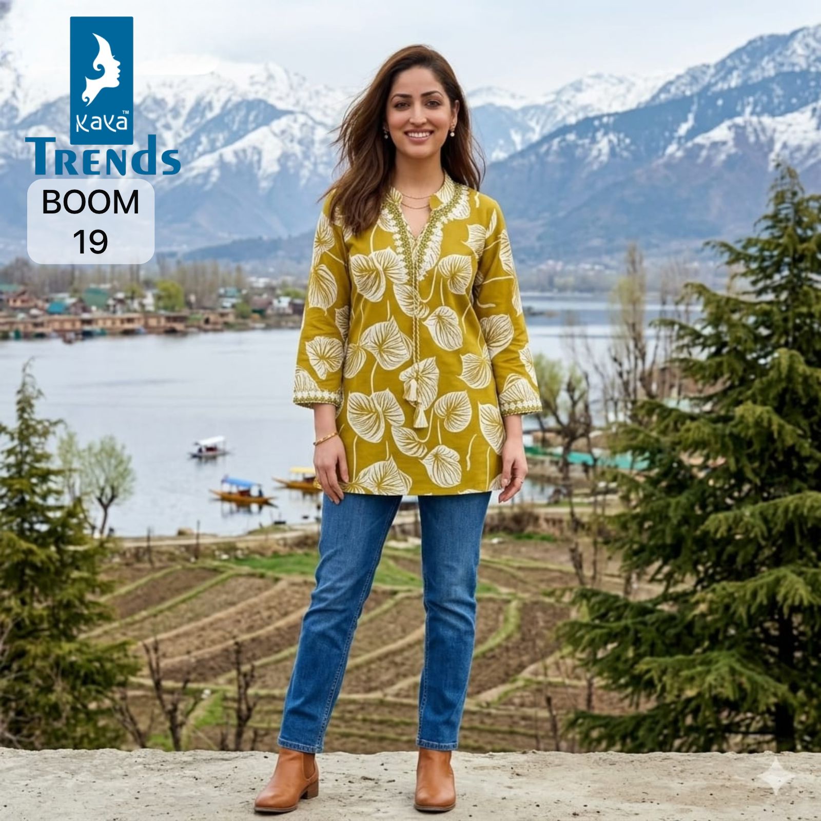 Boom Kaya Trends Rayon Short Kurtis Wholesaler