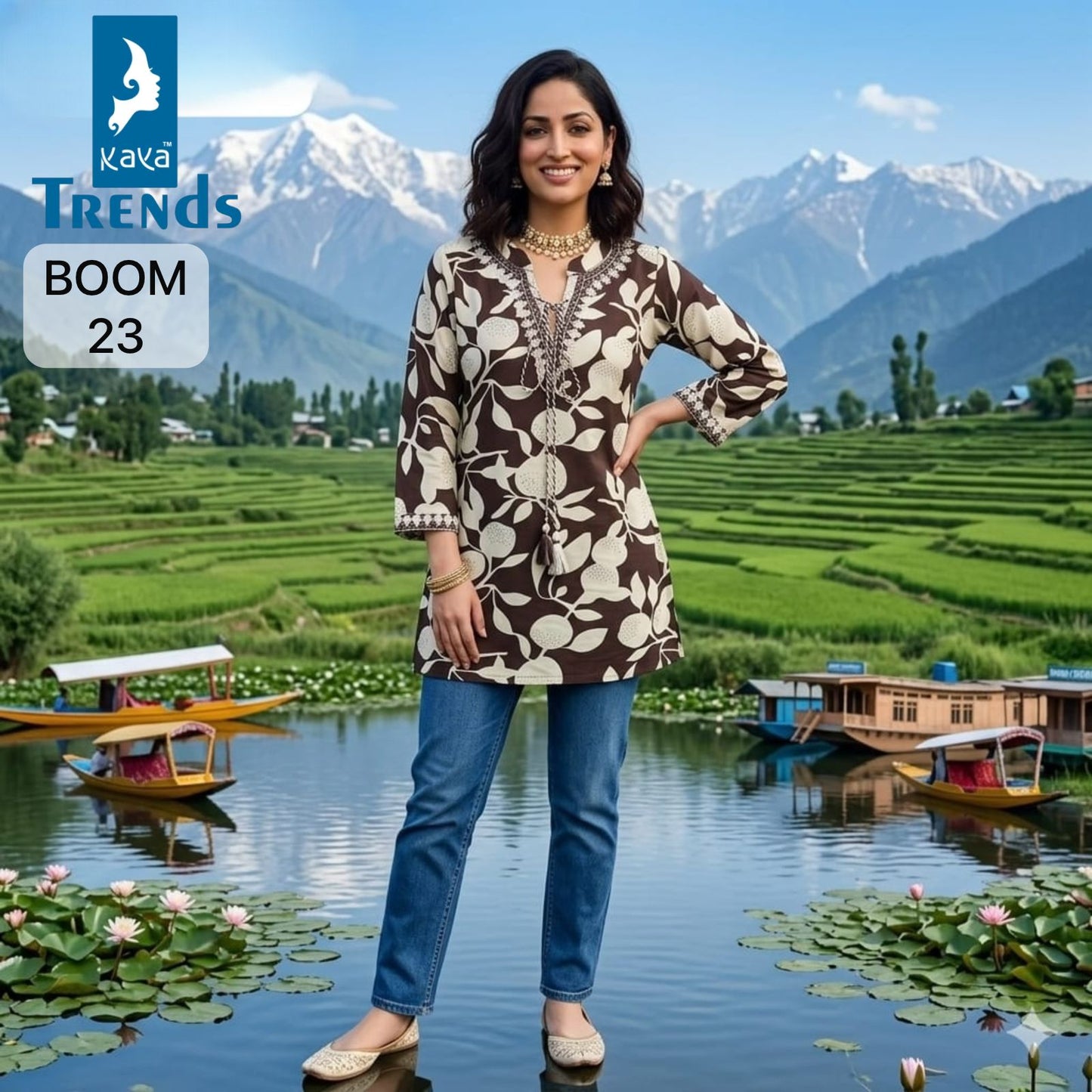 Boom Kaya Trends Rayon Short Kurtis Wholesaler