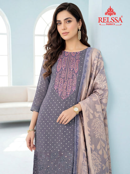 Boond 2 Relssa Fabrics Tissue Plazzo Style Suits Supplier Gujarat