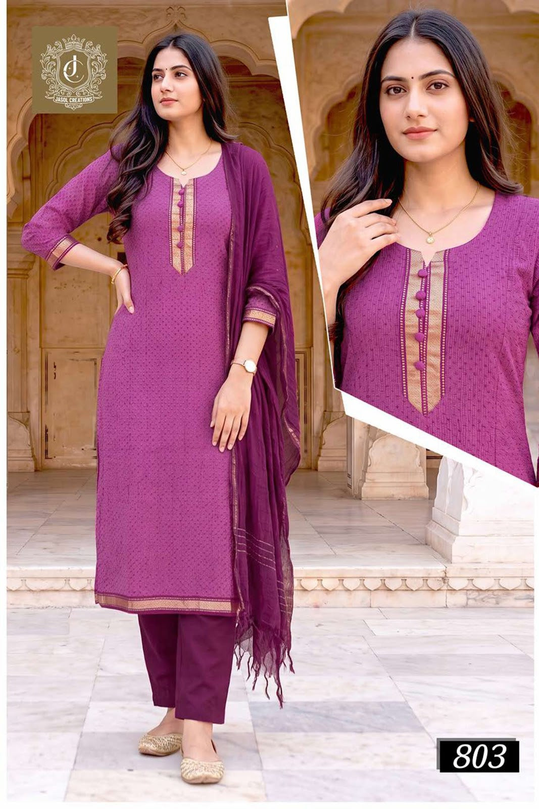Border Cross Vol 8 Kcf South Cotton Readymade Pant Style Suits Exporter