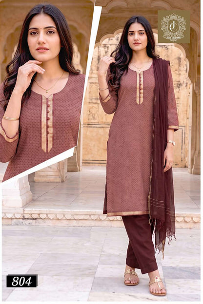 Border Cross Vol 8 Kcf South Cotton Readymade Pant Style Suits Exporter