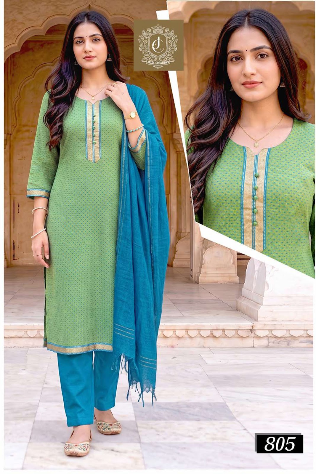 Border Cross Vol 8 Kcf South Cotton Readymade Pant Style Suits Exporter