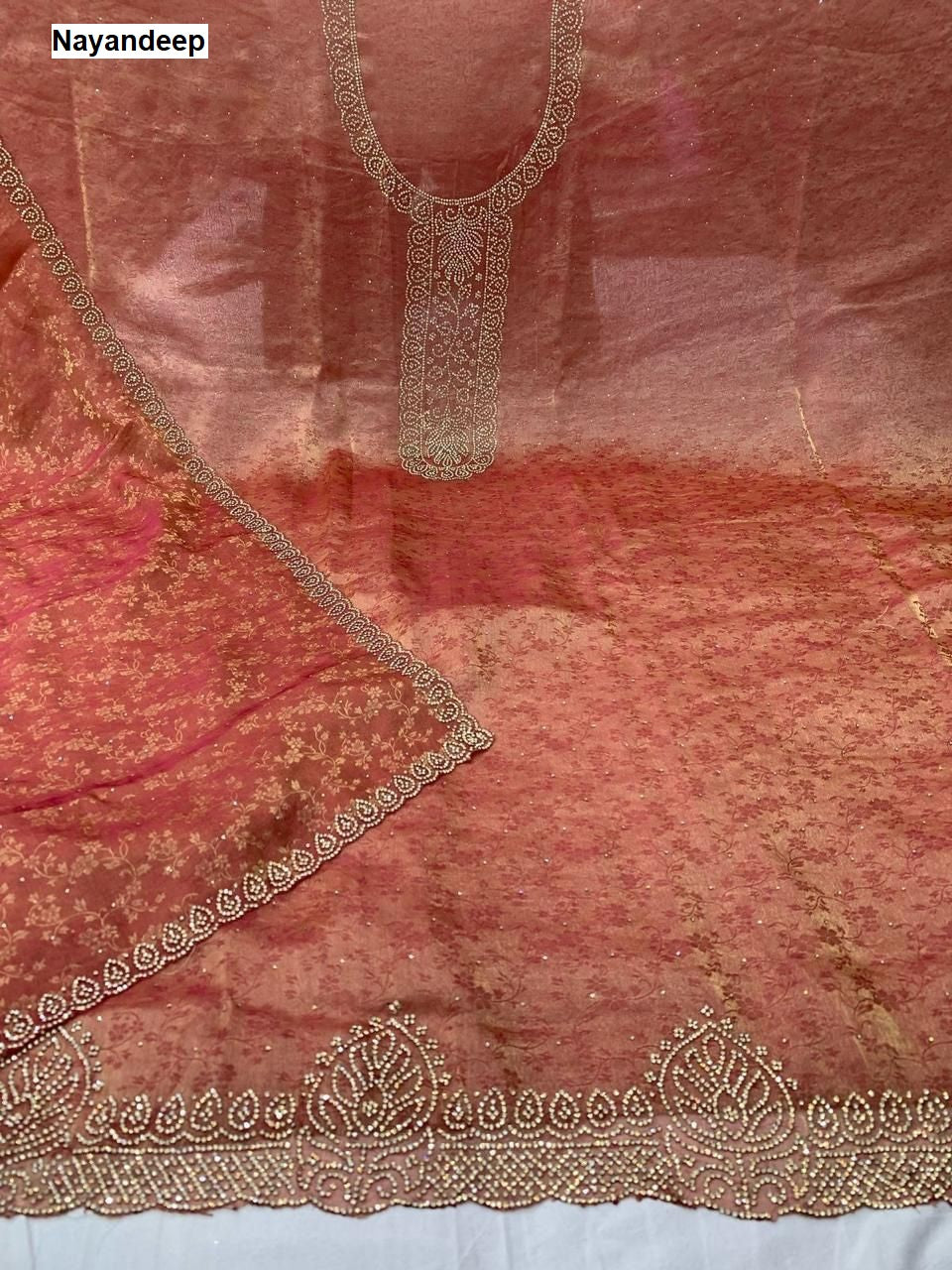 Border Work 2207 Nayandeep Ruby Salwar Suits Wholesale Rate