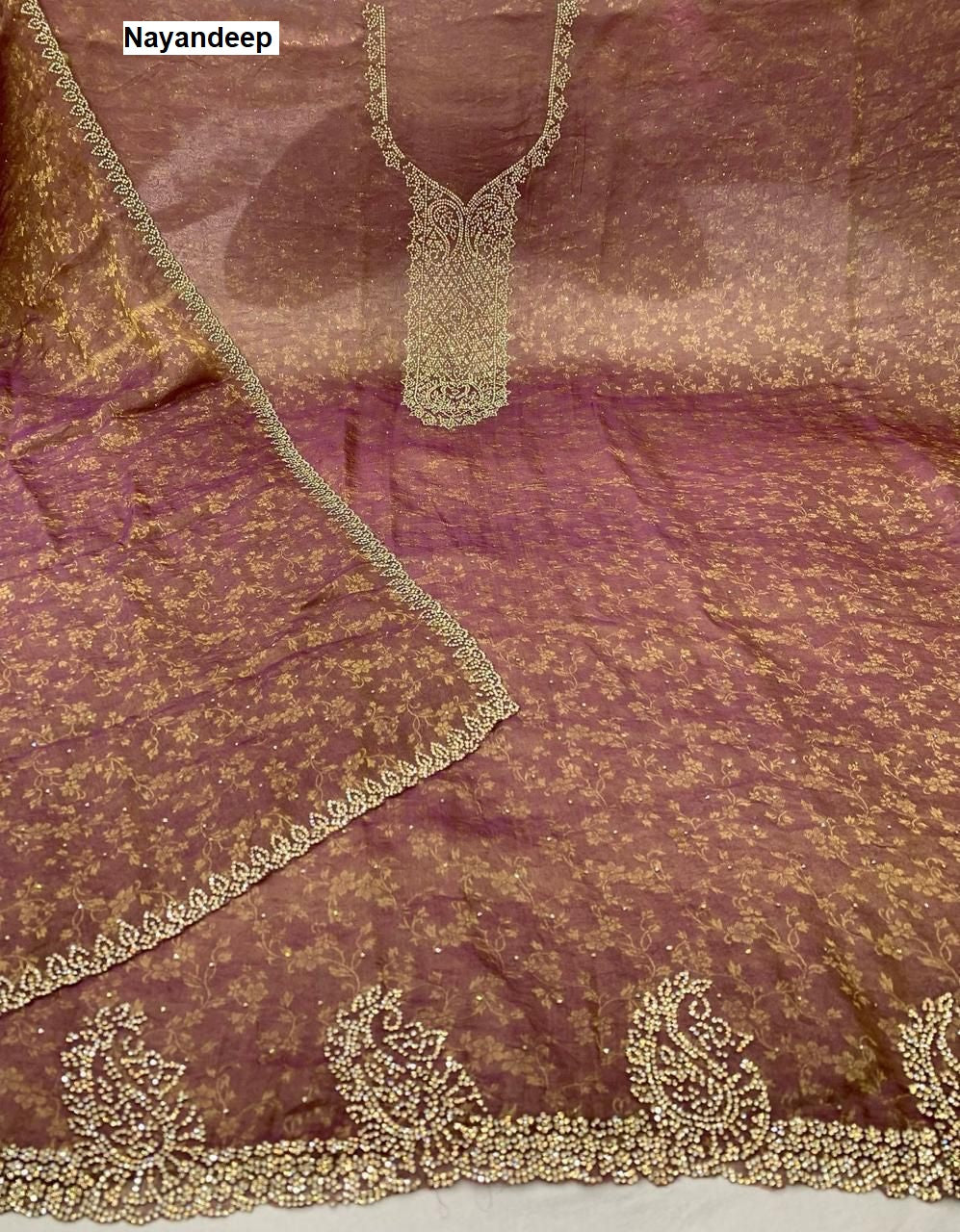 Border Work 2207 Nayandeep Ruby Salwar Suits Wholesale Rate