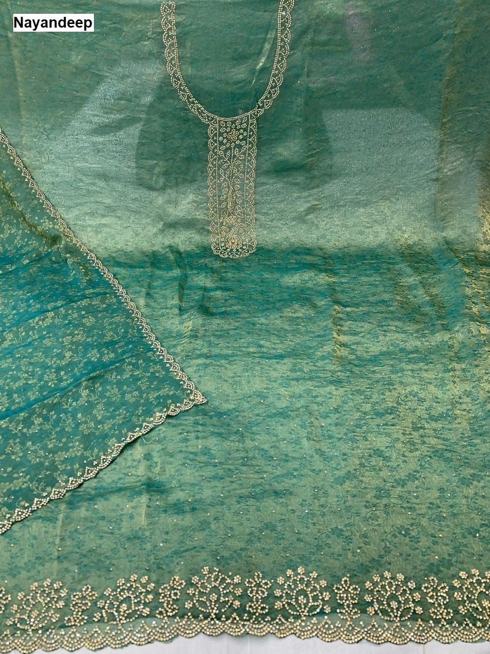 Border Work 2207 Nayandeep Ruby Salwar Suits Wholesale Rate