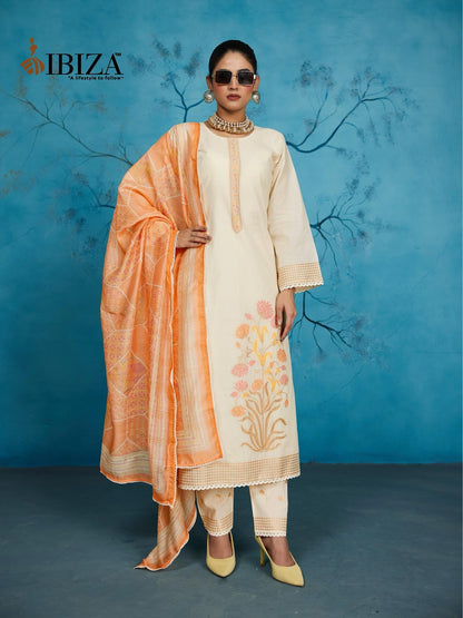 Bosca Vol 10 Ibiza Pure Lawn Pant Style Suits Supplier Gujarat