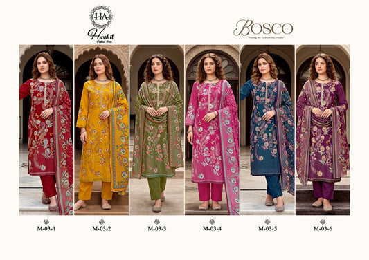 Bosco Harshit Fashion Zam Karachi Salwar Suits Wholesale