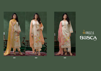 Bosco Vol 6 Ibiza Pure Lawn Pant Style Suits Wholesaler India
