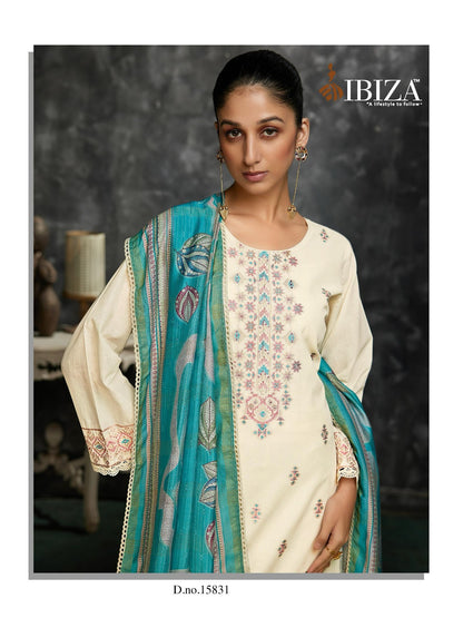 Bosco Vol 9 Ibiza Pure Lawn Pant Style Suits Manufacturer