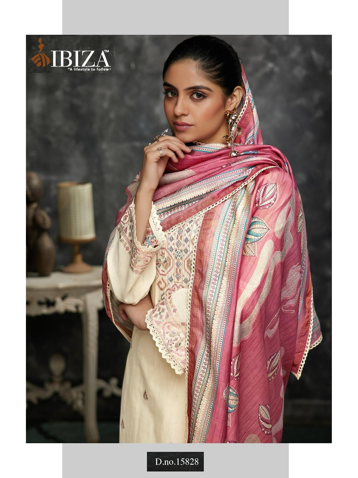 Bosco Vol 9 Ibiza Pure Lawn Pant Style Suits Manufacturer