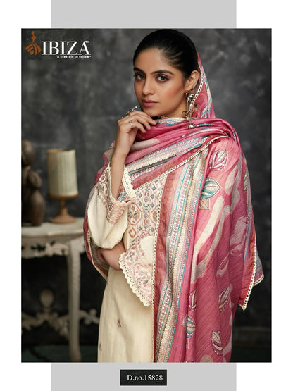 Bosco Vol 9 Ibiza Pure Lawn Pant Style Suits Manufacturer