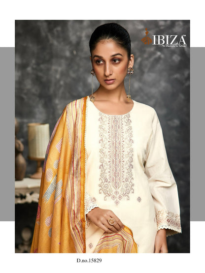 Bosco Vol 9 Ibiza Pure Lawn Pant Style Suits Manufacturer