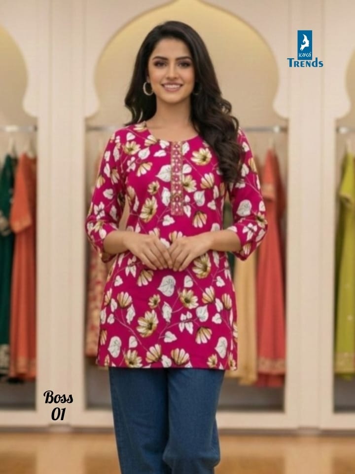 Boss Kaya Trends Fancy Tops Manufacturer Gujarat