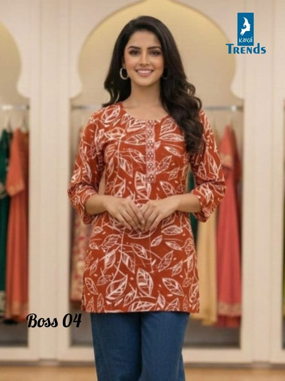 Boss Kaya Trends Fancy Tops Manufacturer Gujarat