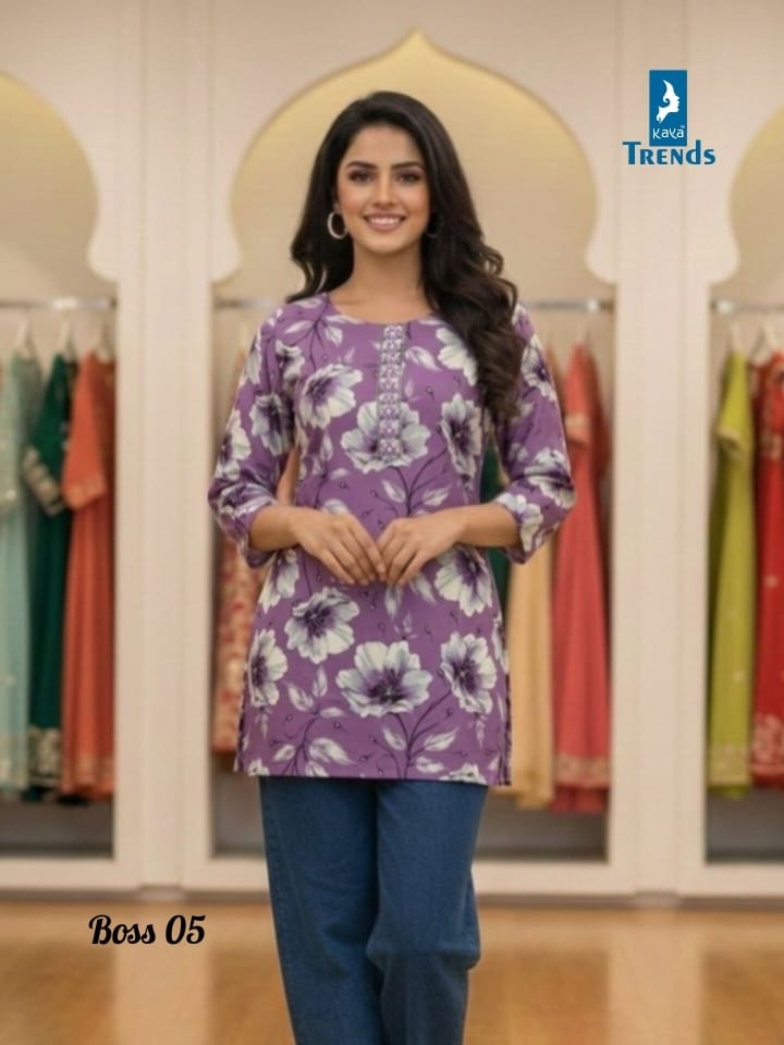 Boss Kaya Trends Fancy Tops Manufacturer Gujarat